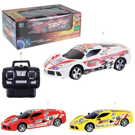 Carro Carrinho C/Controle Remoto Brinquedo Infantil Criança Corrida - DHS  SHOP - Site Oficial