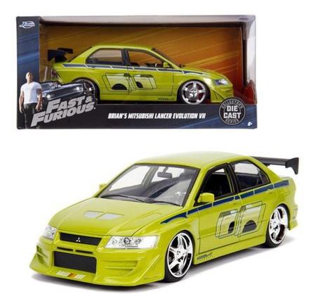 Imagem de Carrinho Miniatura Do Brian Velozes E Furiosos 2 Lancer Evo