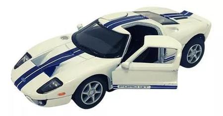 Imagem de Carrinho Miniatura Ferro Ford GT 2006 Escala 1/36  (Branco)