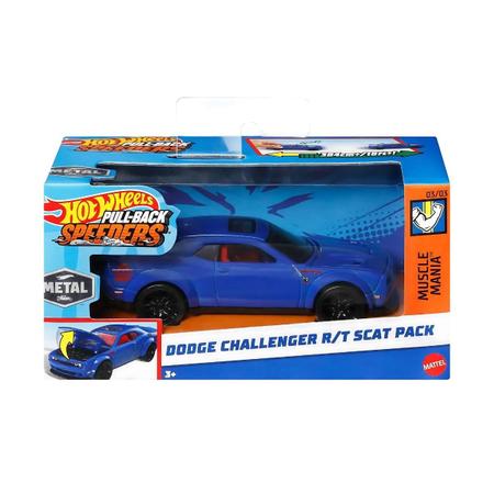 Imagem de Carrinho Miniatura Hot Wheels Pull-Back Speeders Escala 1:43