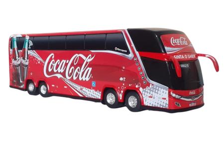 Kit 2 Brinquedo Miniatura Ônibus Coca Cola e Pepsi Coleções - Marcopolo G7  DD - G8 - mini - Miniatura - Min - Caminhões, Motos e Ônibus de Brinquedo -  Magazine Luiza