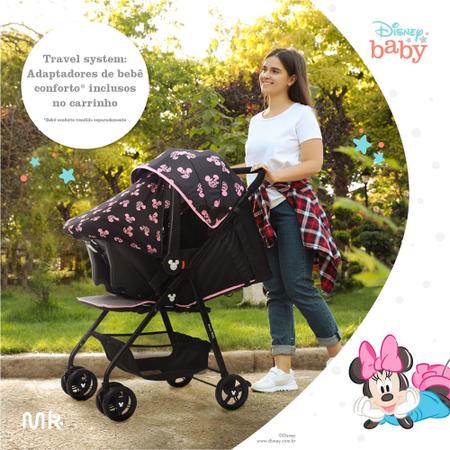 Imagem de Carrinho Passeio Até 15 Kg Mickey Twist Multikids Baby Preto