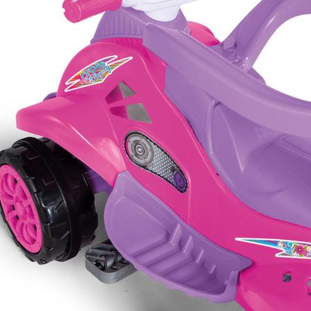 Imagem de Carrinho Passeio Bebê Infantil E Pedal Calesita Empurrador Cross Legacy Pink