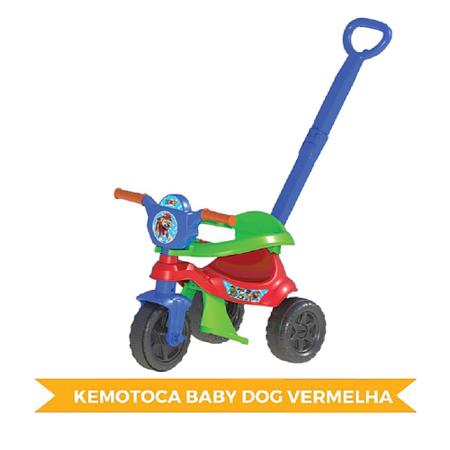 Triciclo Infantil Motoca Vermelha Sem Pedal Andador Passeio