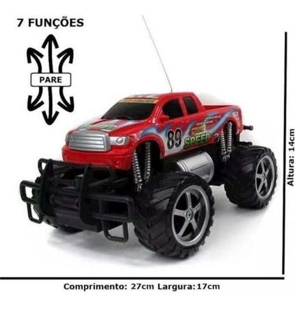 Carro Infantil De Controle Remoto Giant Four Wheeler Pickup Cor Azul