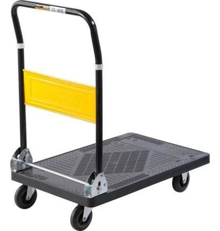Carrinho plataforma 150kg plástico - Vonder Imagem de Carrinho plataforma 150kg plástico - Vonder