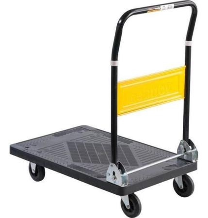 Carrinho plataforma 150kg plástico - Vonder Imagem de Carrinho plataforma 150kg plástico - Vonder