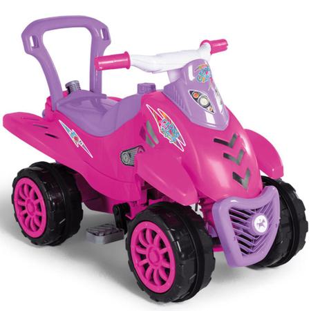 Carrinho Motoca Quadriciclo Cross Turbo - Calesita Rosa - Carrefour