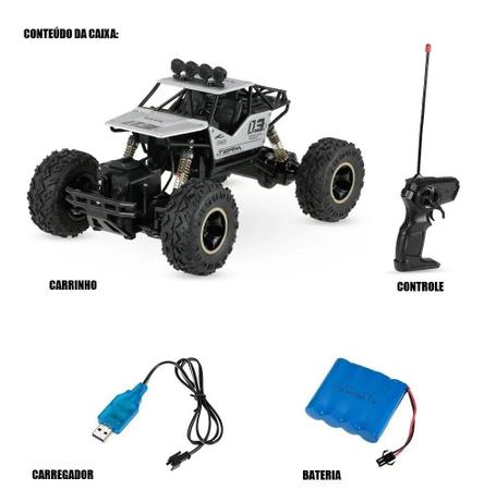 Carrinho Controle Remoto 4ch 4x4 Truck Off Road na Americanas Empresas