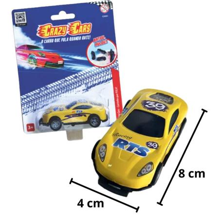 Carrinho Infantil Crazy Cars Blister C/2 Sortidos - Sapico - Blanc