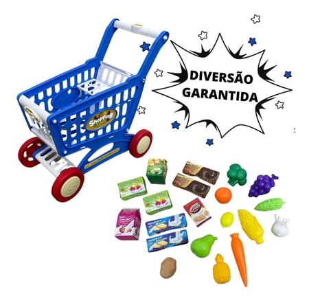 Imagem de Carrinho Supermercado Infantil Bw173