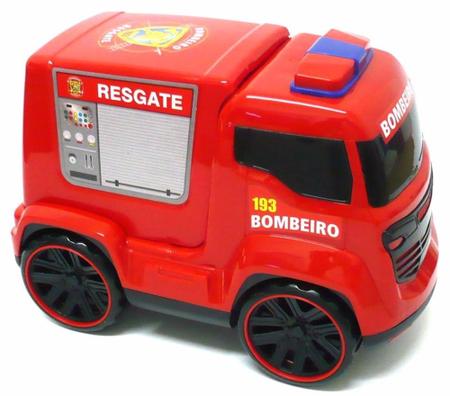 Caminhão de brinquedo Truck Bombeiro Vermelho Bs Toys