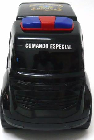 Caminhão de brinquedo Truck Polícia Preto Bs Toys - Pedagógica