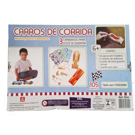 Carros de Corrida para Pintar - Brincadeira de Criança