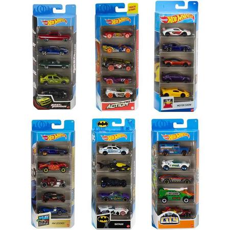 Carrinhos Hot Wheels Kit Com 5 Carros Sortidos Original Colecionador Mattel  - Carrinho de Brinquedo - Magazine Luiza