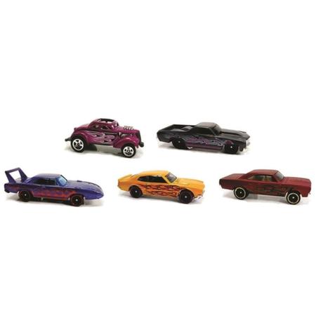 Carrinhos Hot Wheels c/ 5 Carros - Mattel - nivalmix