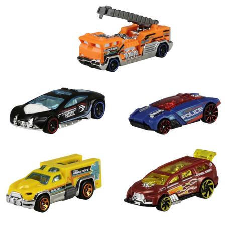 Imagem de Carrinhos Hot Wheels Kit com 5 Unidades Original Coleção Especial Mattel - Hot Wheels