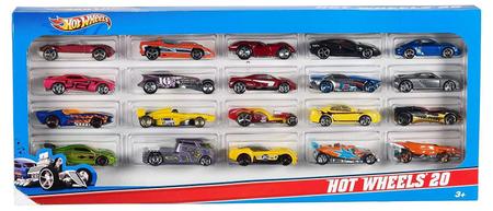 Pacote com 20 carrinhos Hot Wheels Mattel na Americanas Empresas