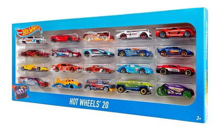 Pacote com 20 carrinhos Hot Wheels Mattel na Americanas Empresas