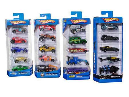 Carrinhos Hot Wheels - Pacote com 5 Carros - Sortido - Mattel -  superlegalbrinquedos