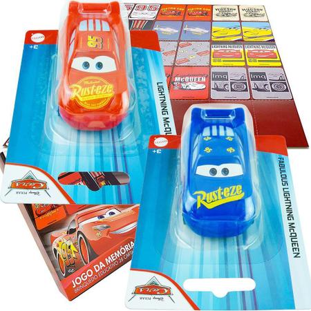 Carrinhos Mcqueen Mattel + Jogo da Memória Carros Disney -  Mattel/Allseasons - Carrinho de Brinquedo - Magazine Luiza