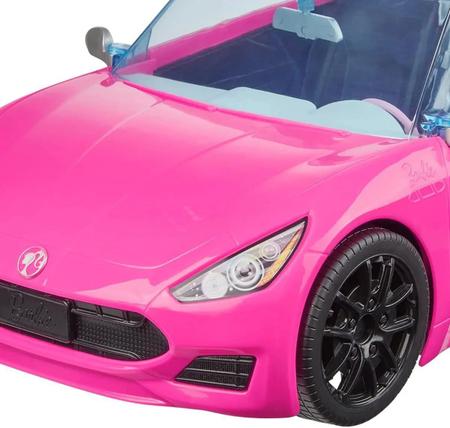 Carro Super Conversível Para Barbie Pink Grande 60 Cm Líder