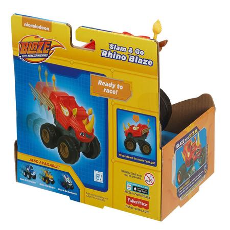 Fisher-Price Veículo Blaze Slam & Go Racer Crusher - Mattel