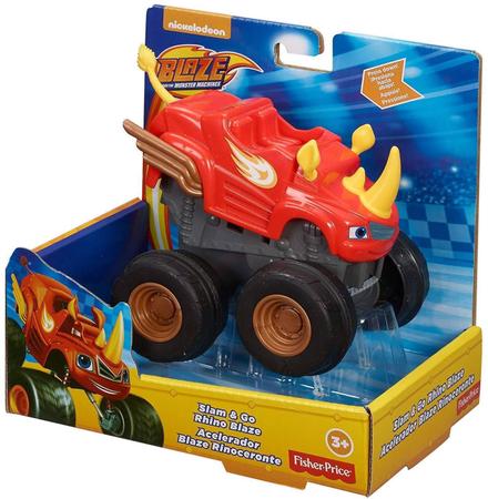 Veículo Básico - Blaze and The Monsters Machine - Amarelo - Fisher-Price