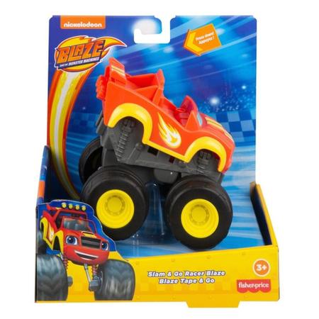 6 Carrinhos De Fricçao de corrida Blaze Monster Machine Racer Brinquedo