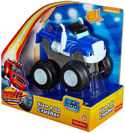 Carro Blaze Monster Machine Slam Go Rhino Blaze Fisher Price em Promoção na  Americanas