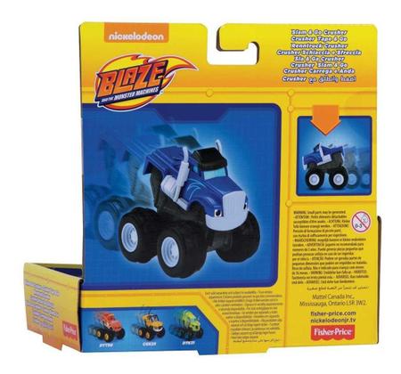 Fisher-Price Veículo Blaze Slam & Go Racer Crusher - Mattel