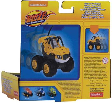 Carro Blaze Monster Machines - Stripes Tape 11cm - Fisher em Promoção na  Americanas