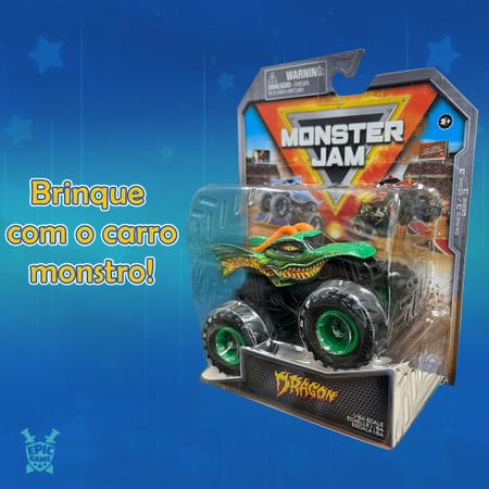 Veiculo Monster Jam Dragon Cc - Sunny Brinquedos, Modelo: 3092, Cor:  Multicor