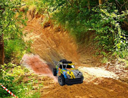 Carro Carrinho De Controle Remoto Jeep Rally Off-Road 4X4