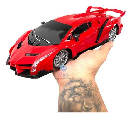 Carro Com Controle Remoto Racing Raptor Vermelho Multikids - BR1336