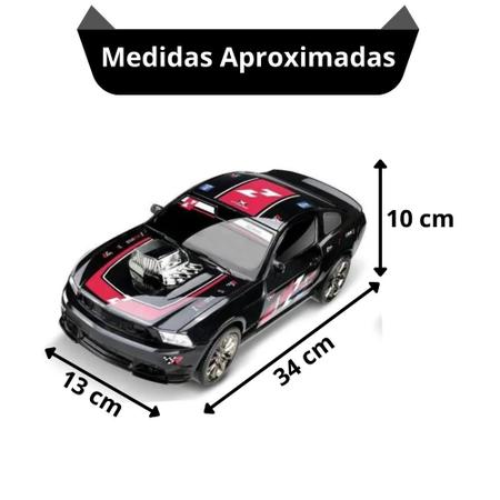 Carro Carrinho Corrida Infantil 34cm Preto Legends Motor OMG - Omg Kids -  Carrinho de Brinquedo - Magazine Luiza