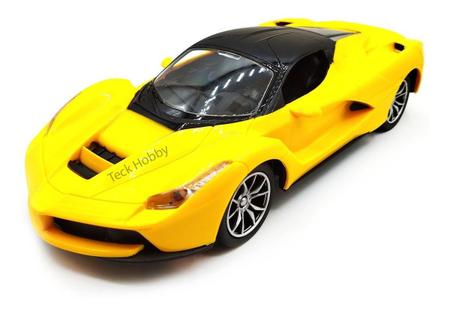 Carrinho Carro Controle Remoto Ferrari 4 Canais + Pilhas