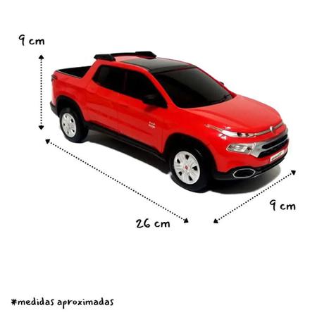 Imagem de Carro Carrinho de controle Remoto FIAT Toro 1/18 Original