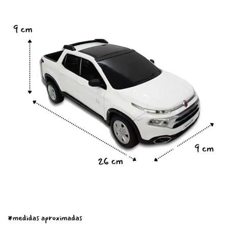 Imagem de Carro Carrinho de controle Remoto FIAT Toro 1/18 Original