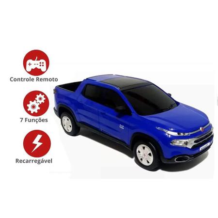 Imagem de Carro Carrinho de controle Remoto FIAT Toro 1/18 Original