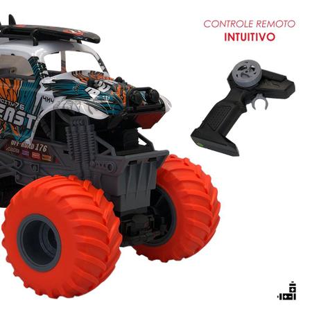 Carro Carrinho de Controle Remoto Off Road Função Total Brinquedo Crianças  Ação - Branco Beast - Toys e Toys - Carrinho de Controle Remoto - Magazine  Luiza