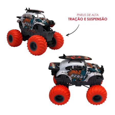 Carro Carrinho de Controle Remoto Off Road Função Total Brinquedo Crianças  Ação - Branco Beast - Toys e Toys - Carrinho de Controle Remoto - Magazine  Luiza