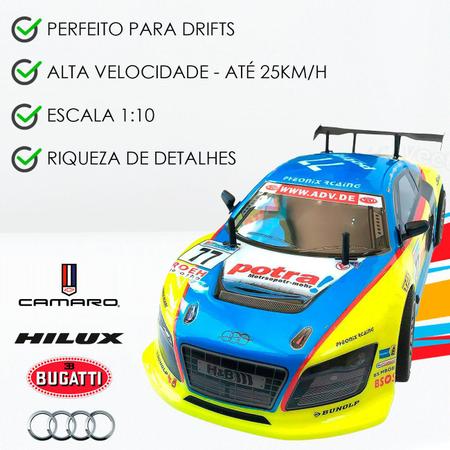 Carro Carrinho de Controle Remoto Recarregável Corrida Drift Sport Presente  Infantil Grande - Wellmix - Carrinho de Controle Remoto - Magazine Luiza