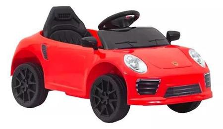 Imagem de  Carro Carrinho Elétrico Infantil Mini Porsche Criança Carro Esporte Controle Remoto