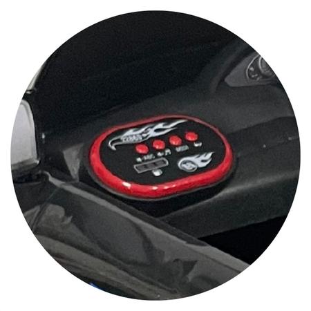 Imagem de Carro Carrinho Elétrico Infantil Pedal Acelerador e Controle Remoto 12v