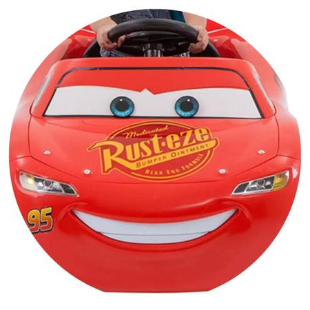 Imagem de Carro Carrinho Elétrico Infantil Relampago Mcqueen 6v Com Som