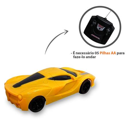 CARRO DE CONTROLE REMOTO CORRIDA SPORT RACER - Ailos aproxima