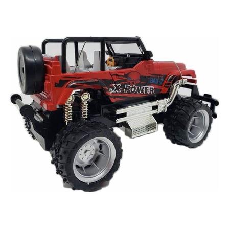 Carro controle remoto sem fio Jipe 1:24 – DM Toys