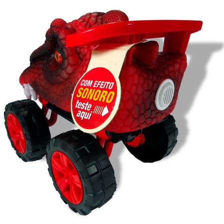 Carro Animals Off Road Tiranossauro Rex - Usual Brinquedos - DiverMais