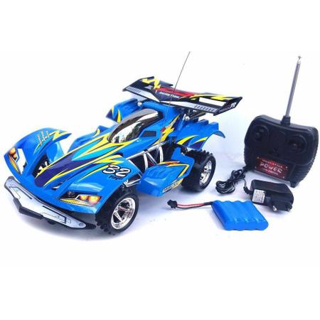 Carro de Controle Remoto Extreme, Azul, 7 Funções, Candide